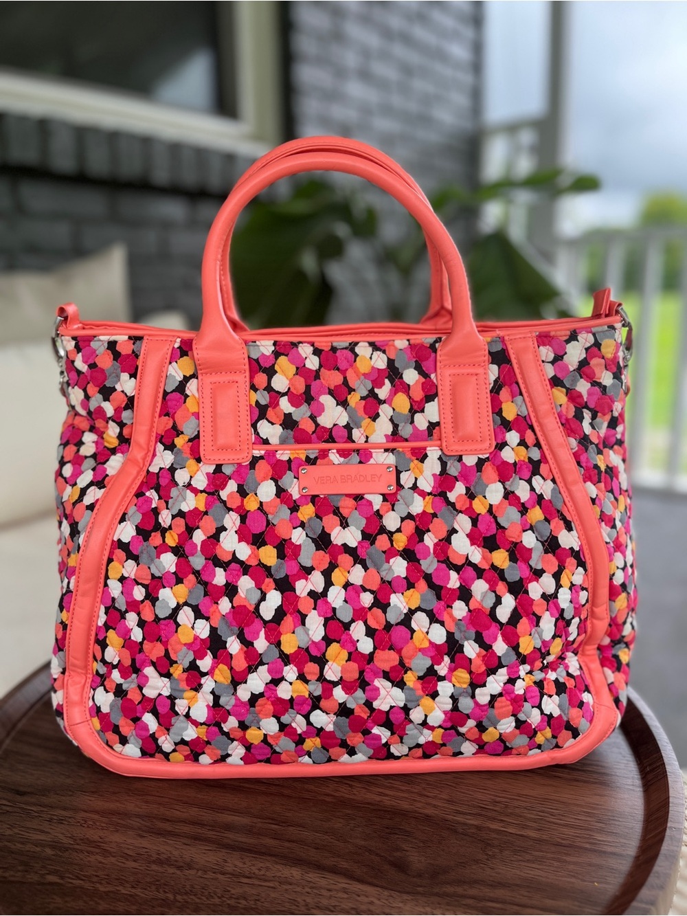 Vera Bradley Confetti Large Tote Bag